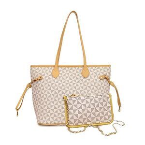 5673 Tote Bag Handbags PU Leather Fashion Hobo Shoulder Bags 2pcswith Coin